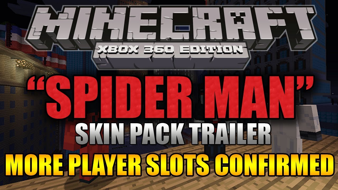 minecraft spiderman skin pack