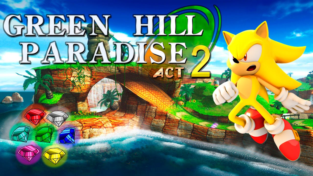 sonic green hill paradise online