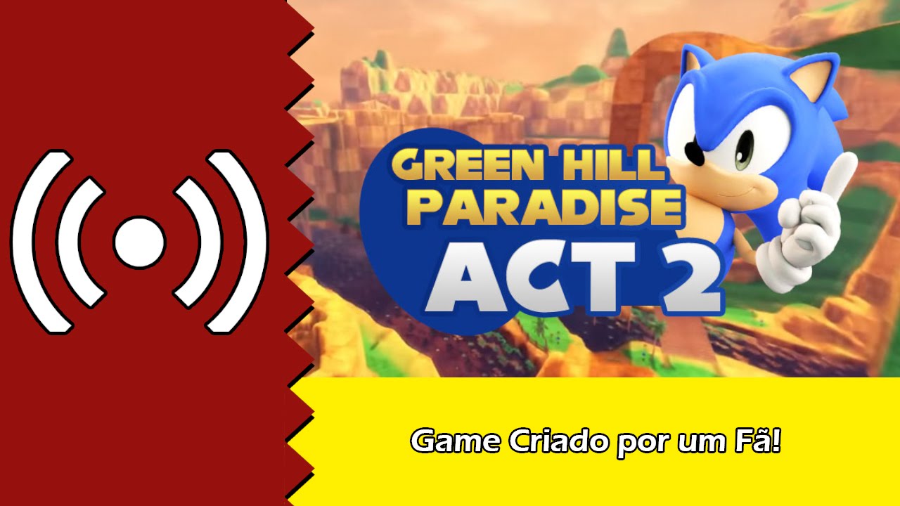 sonic green hill paradise online
